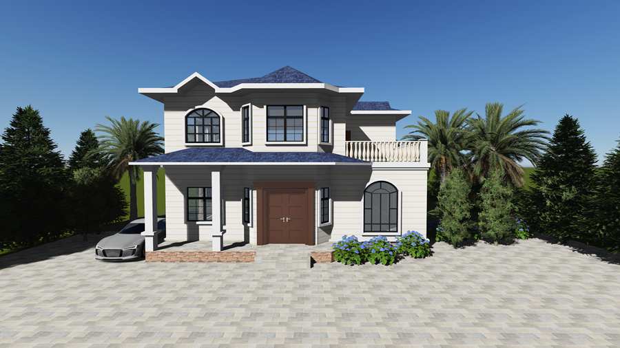 睿婕輕鋼別墅-簡(jiǎn)歐風(fēng)格(圖1) 睿婕輕鋼別墅戶型