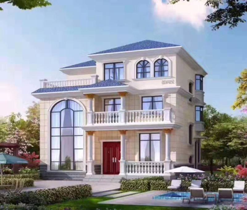 舟山輕鋼別墅建筑施工 綠色環(huán)保建筑 【防13級(jí)臺(tái)風(fēng)】(圖1) 睿婕輕鋼別墅