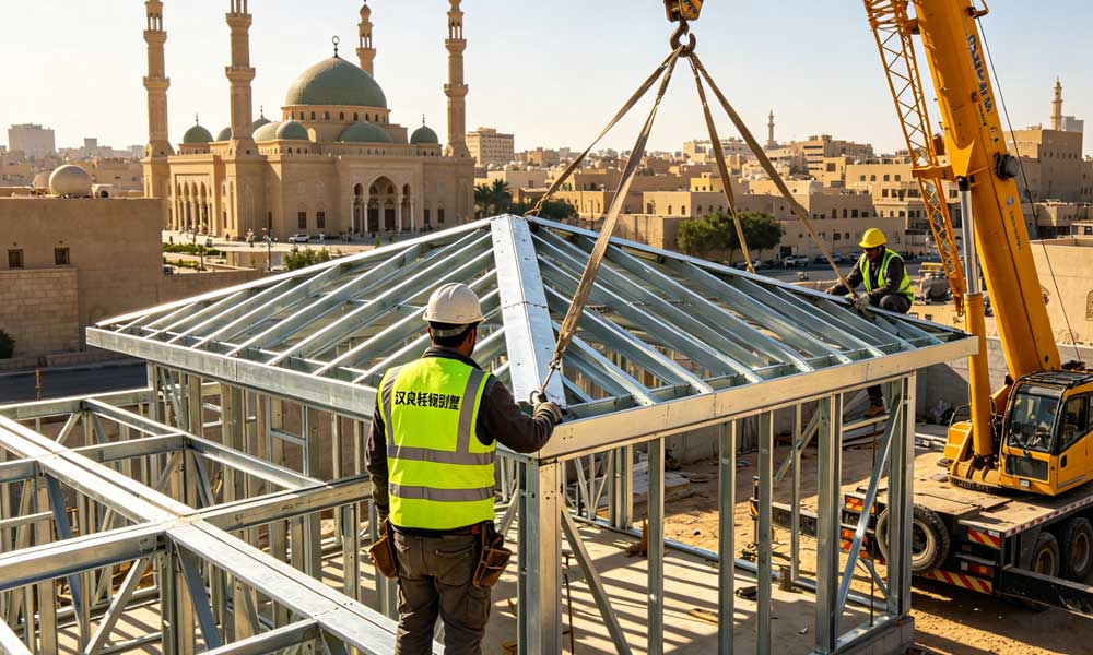 漢良睿婕：針對中東高溫環境的隔熱輕鋼別墅解決方案