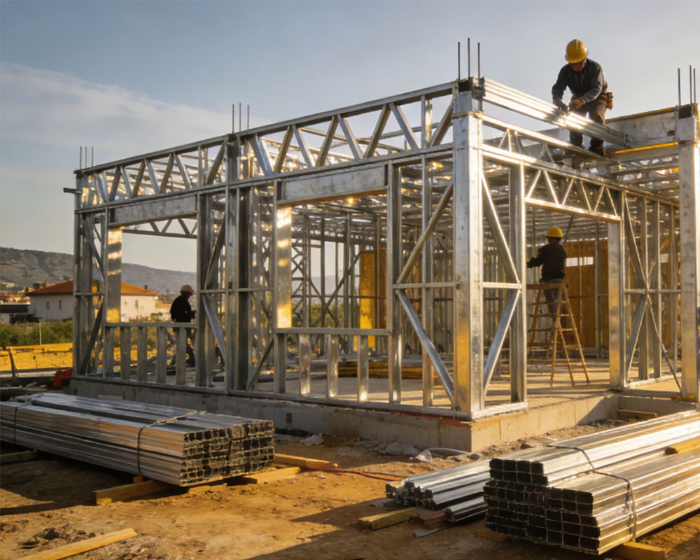 漢良6套輕鋼別墅出口黑山：用品質(zhì)征服客戶挑剔(圖2)