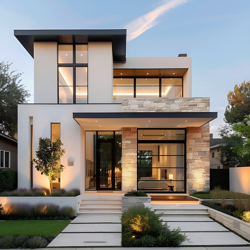 漢良現代簡約輕鋼別墅，這才是年輕人想要的家(圖3)