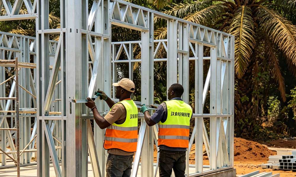 非洲開發(fā)商為何瘋狂下單？漢良睿婕輕鋼別墅+光伏儲(chǔ)能的三大優(yōu)勢(shì)(圖1)