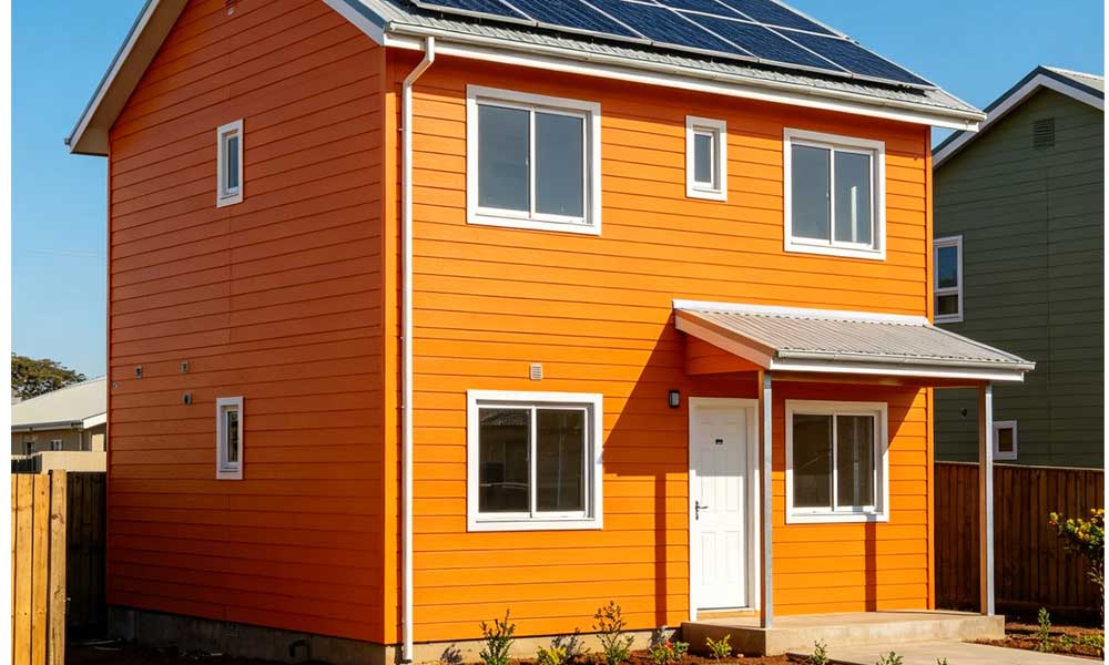 非洲國家輕鋼別墅加裝太陽能光伏板有哪些優勢？(圖2)